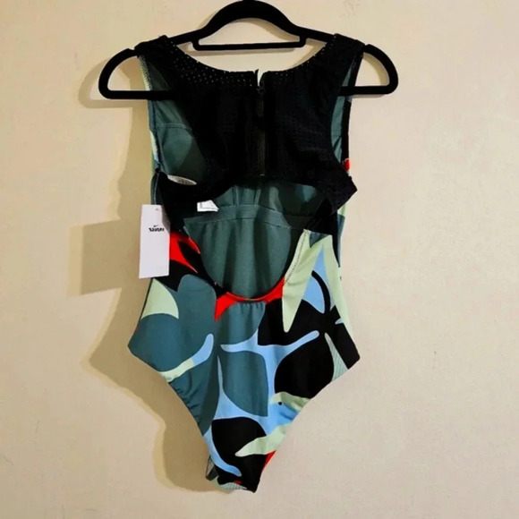 Nike Jungle Floral Bathing Suit - Picture 2 of 8